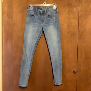 American Eagle Low Rise Jeggings- 4 short